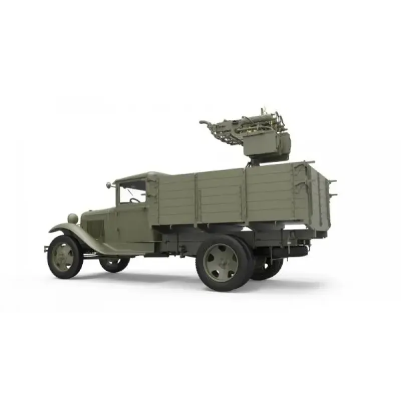 Военный 1,5 тонный грузовик с пулеметом "M-4 Maxim" AA 1:35