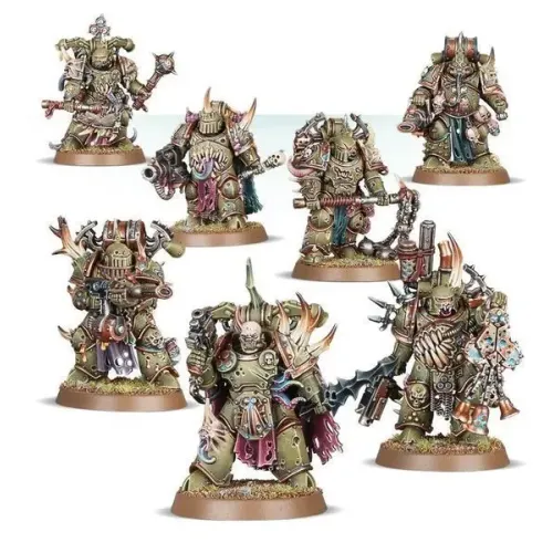 Набор миниатюр WARHAMMER 40000: DEATH GUARD - PLAGUE MARINES
