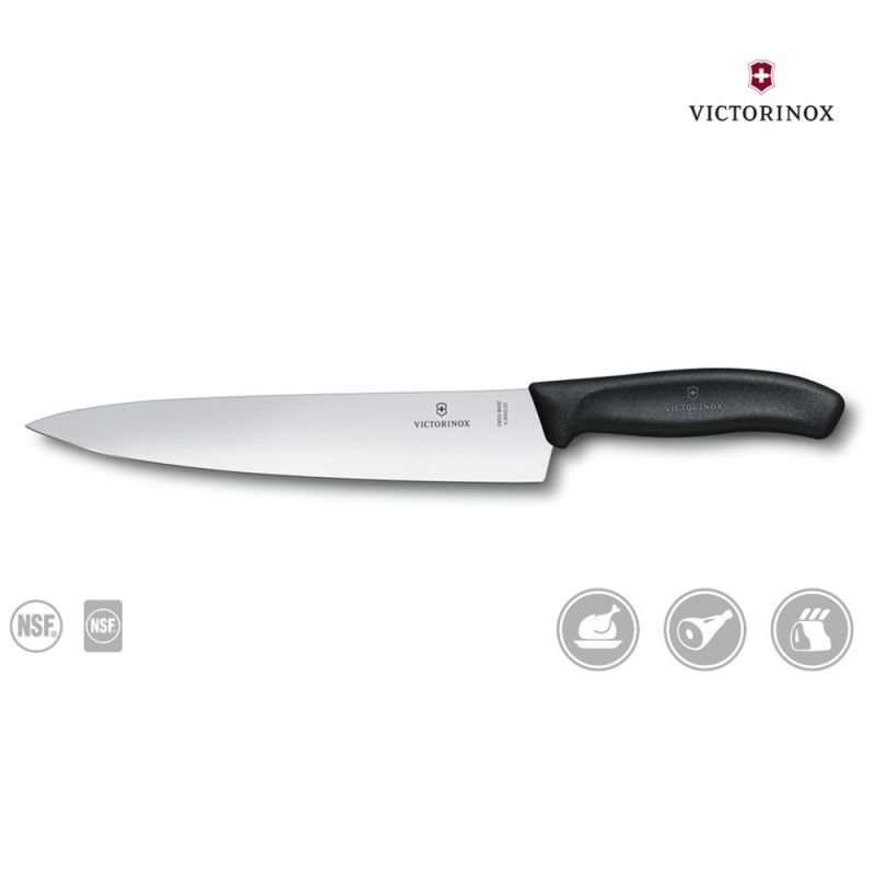 Обробний ніж Victorinox SWISS CLASSIC 22см чорн 6.8003.22