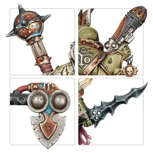 Набор миниатюр WARHAMMER 40000: DEATH GUARD - PLAGUE MARINES