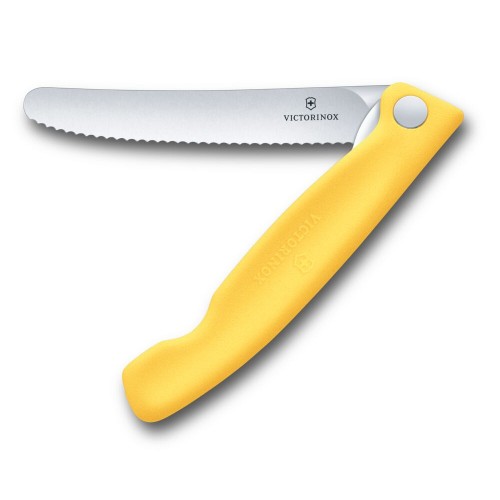 Складаний ніж для пікніка Victorinox Swiss Classic 11см хвил жовт 6.7838.FC1