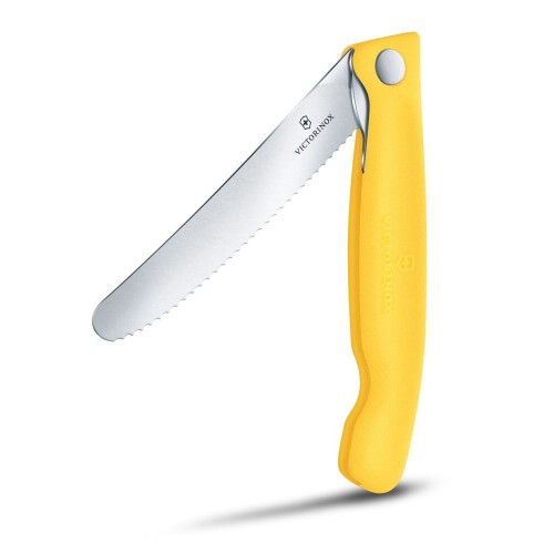 Складаний ніж для пікніка Victorinox Swiss Classic 11см хвил жовт 6.7838.FC1