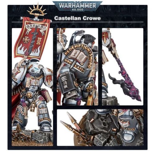 Мініатюра WARHAMMER 40000: GREY KNIGHTS - CASTELLAN CROWE