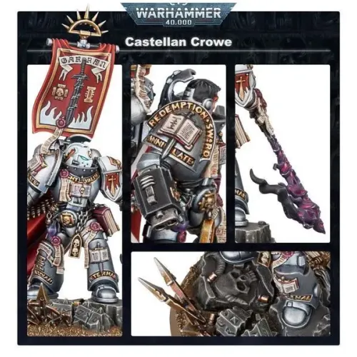 Миниатюра WARHAMMER 40000: GREY KNIGHTS - CASTELLAN CROWE