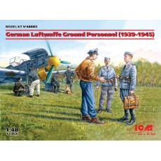  1:48 Фігури Німецький наземний персонал Люфтваффе (1939-1945) ICM 48085