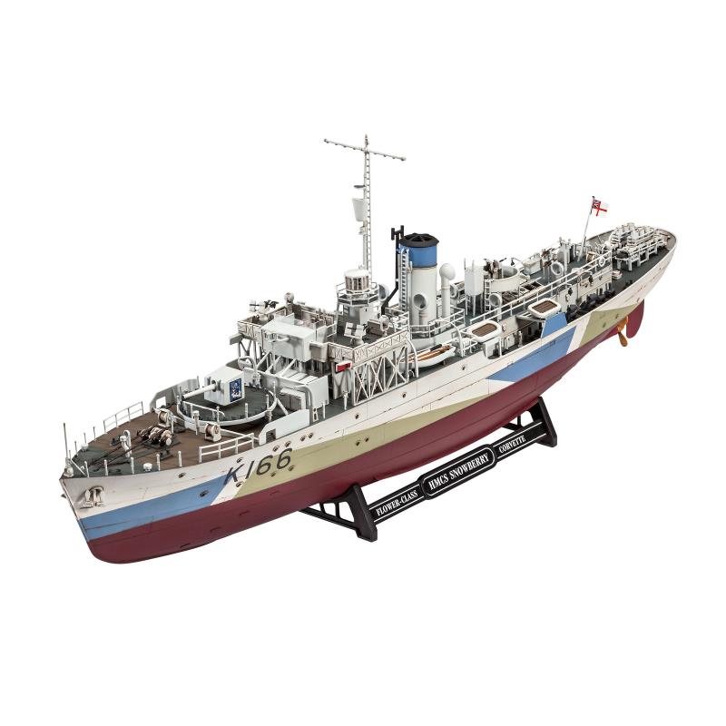 Збірна модель-копія Revell Корвет класу Флауер «HMCS Snowberry», рів 5, м: 1:144