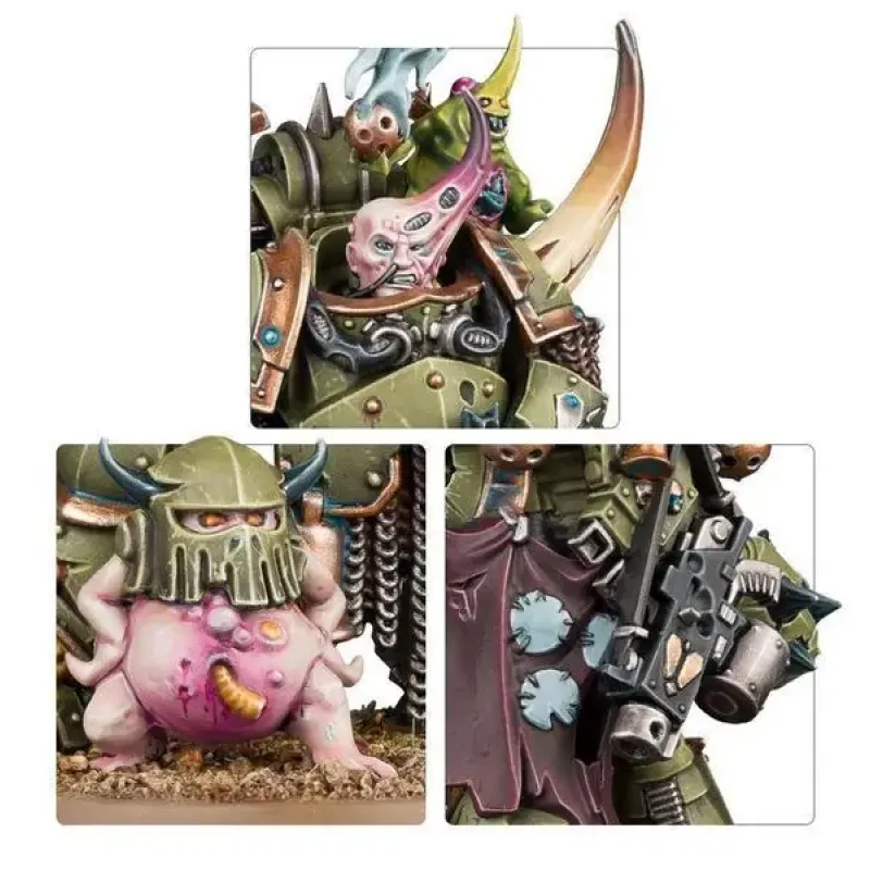 Миниатюра WARHAMMER 40000: DEATH GUARD - PLAGUE MARINE CHAMPION