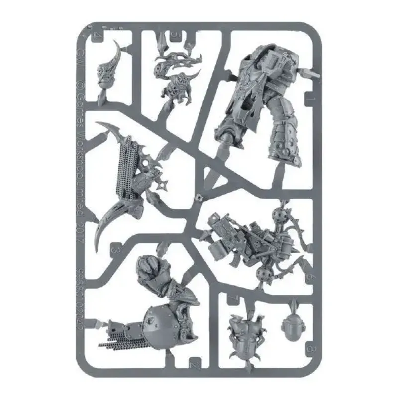 Миниатюра WARHAMMER 40000: DEATH GUARD - PLAGUE MARINE CHAMPION