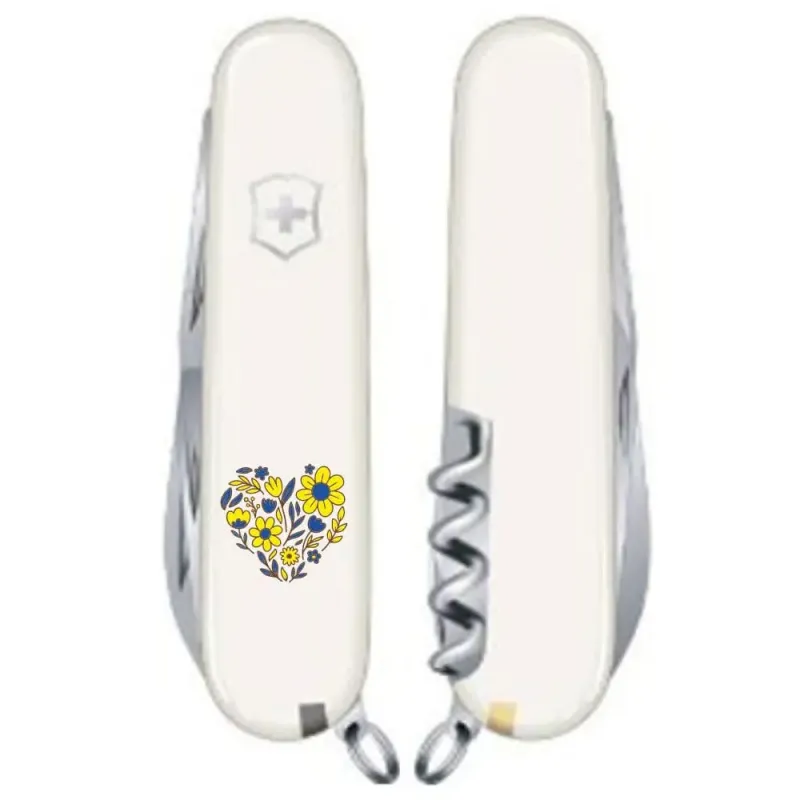 Швейцарский складной нож 91мм Victorinox SPARTAN UKRAINE 1.3603.7_T1247u