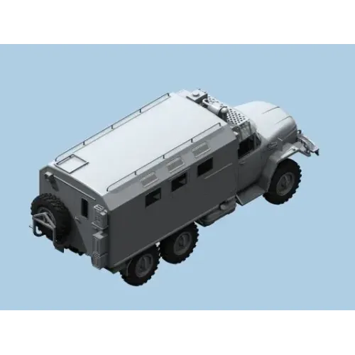 Армейский автомобиль ЗиЛ-131 КШМ 1:35
