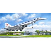 Сборная модель 1:144 Сверхзвуковой пассажирский самолёт Ту-144Д ICM 14402
