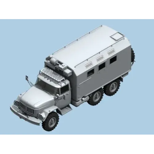 Армейский автомобиль ЗиЛ-131 КШМ 1:35