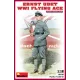 Сборная модель 1:16 Фигура Эрнст Удет Летчик-ас Первой мировой войны МиниАрт 16030