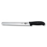 Кондитерський ніж Victorinox FIBROX 25см хвил чорн 5.4233.25