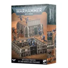 Набір мініатюр WARHAMMER 40000: BATTLEZONE: FRONTERIS - STC HAB-BUNKER AND STOCKADE