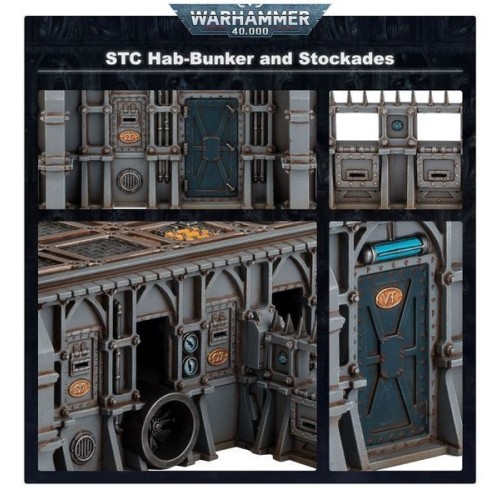 Набор миниатюр WARHAMMER 40000: BATTLEZONE: FRONTERIS - STC HAB-BUNKER AND STOCKADE