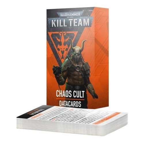Набір мініатюр WARHAMMER 40000: KILL TEAM DATACARDS - CHAOS CULT (ENG)