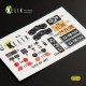 GAZ 69 4x4 Utility Truck 3D декаль интерьер для комплекта BRONCO 1:35 КЕЛИК K35007