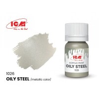 Акриловая краска Oily Steel : Маслянистая сталь ICM1026