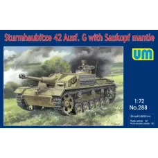 Sturmhaubitze 42 Ausf.G with Saukopf mantle