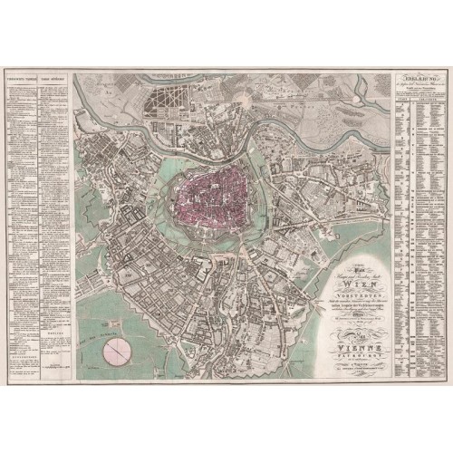 Пазл PIATNIK Мапа Відня 1824 року, 1000 елементів