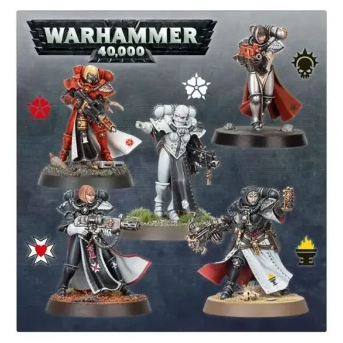 Набір мініатюр WARHAMMER 40000: ADEPTA SORORITAS - BATTLE SISTERS SQUAD