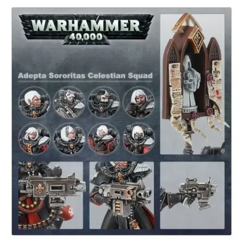 Набір мініатюр WARHAMMER 40000: ADEPTA SORORITAS - BATTLE SISTERS SQUAD