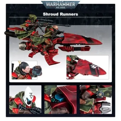 Набор миниатюр WARHAMMER 40000: AELDARI - SHROUD RUNNERS