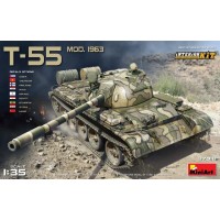 Збірна модель 1:35 Танк Т-55 обр. 1963 р з інте'єром MiniArt 37018