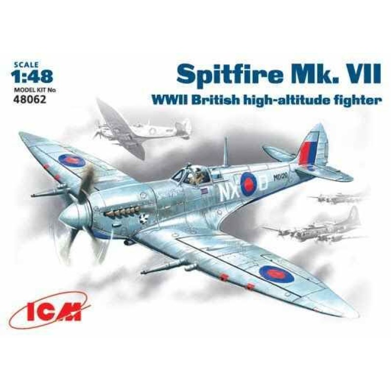Збірна модель літака Spitfire Mk.VII 1:48