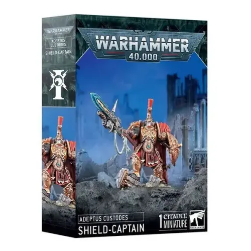 Мініатюра WARHAMMER 40000: ADEPTUS CUSTODES - SHIELD CAPTAIN