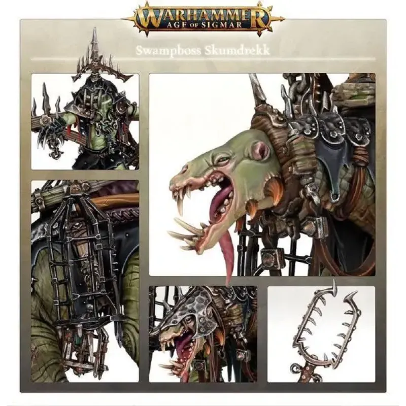 Мініатюра AGE OF SIGMAR: ORRUK WARCLANS - SWAMPBOSS SKUMDREKK
