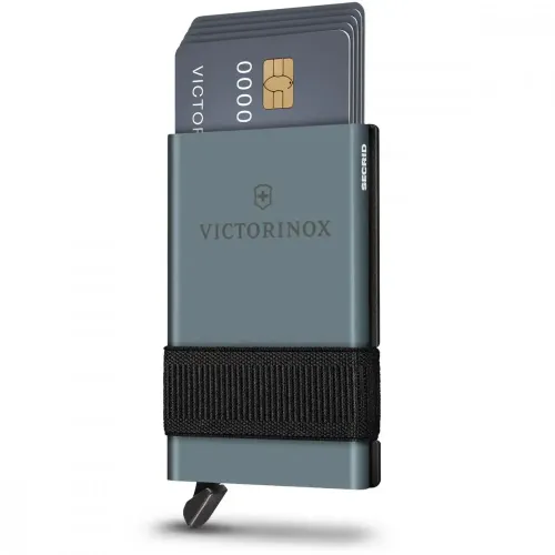 Картка-мультитул з картхолдером Victorinox SMARTCARD Wallet Sharp Gray 0.7250.36