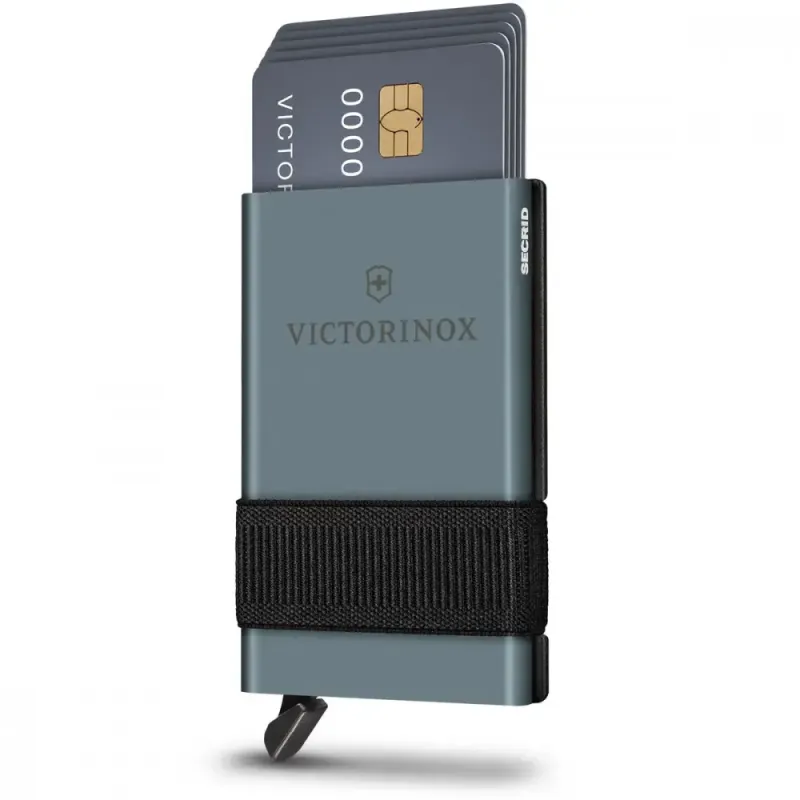 Картка-мультитул з картхолдером Victorinox SMARTCARD Wallet Sharp Gray 0.7250.36