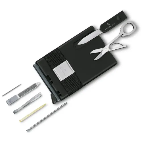 Картка-мультитул з картхолдером Victorinox SMARTCARD Wallet Sharp Gray 0.7250.36
