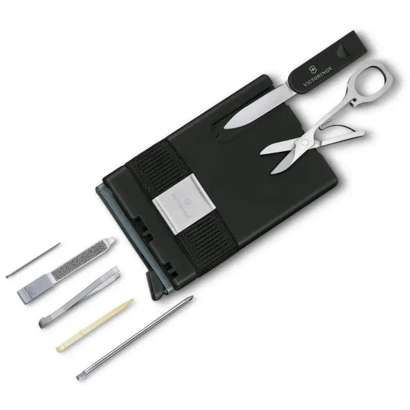 Картка-мультитул з картхолдером Victorinox SMARTCARD Wallet Sharp Gray 0.7250.36