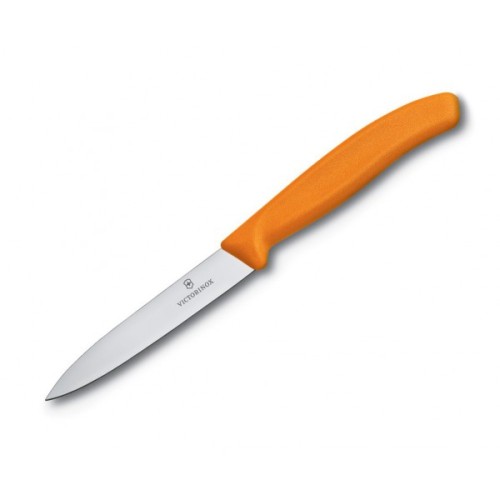 Ніж для чищення овочів Victorinox SWISS CLASSIC 10см помаранч 6.7706.L119