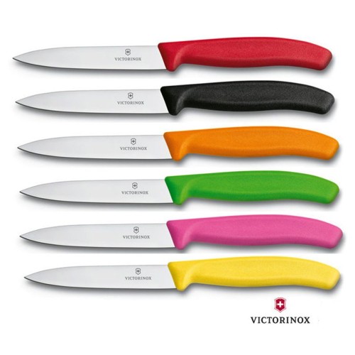 Ніж для чищення овочів Victorinox SWISS CLASSIC 10см помаранч 6.7706.L119
