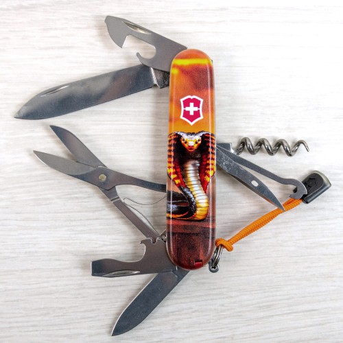 Швейцарский складной нож 91мм Victorinox CLIMBER ZODIAC 1.3703.Z4250pk