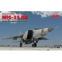 Сборная модель 1:48 Советского самолета-разведчика МиГ-25 РБ ICM48902