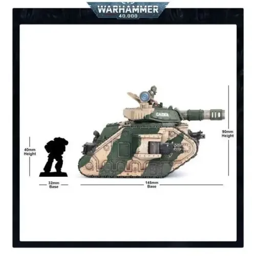 Миниатюра WARHAMMER 40000: ASTRA MILITARUM - LEMAN RUSS BATTLE TANK