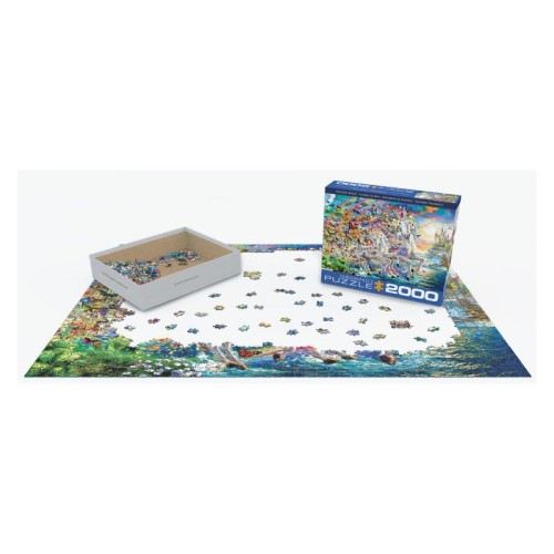 2D Пазли Пазл Eurographics Фентезі Єдиноріг, 2000 елементів