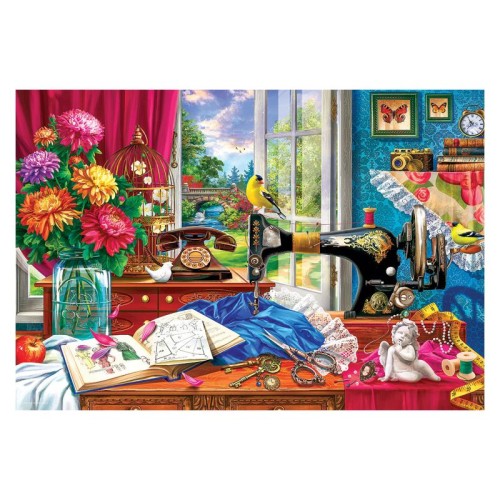 2D Пазли Пазл Eurographics Швейна машинка, подарункова коробка 550 елементів
