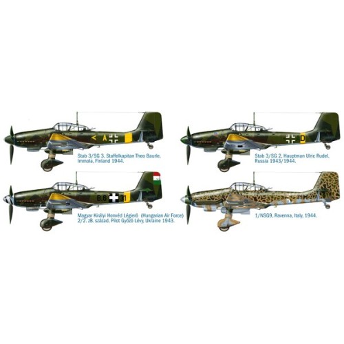 Збірна модель літака Збірна модель 1:48 Літак JU-87 D-5 Stuka Italeri 2709 1:48