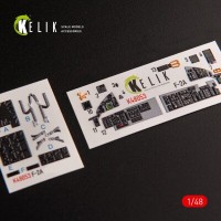 JASDF F-2A 3D декаль интерьер для комплекта Hasegawa 1:48 КЕЛИК K48053