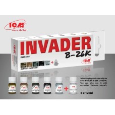 Набор акриловых красок для Invader B26K ICM3007