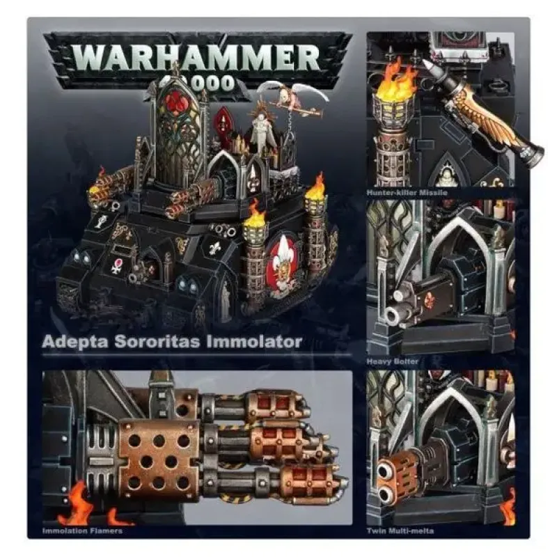 Миниатюра WARHAMMER 40000: ADEPTA SORORITAS - IMMOLATOR
