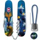Швейцарский складной нож 91мм Victorinox CAMPER DESIGN Фантастическая птичка 1.3613.3.R2100pk