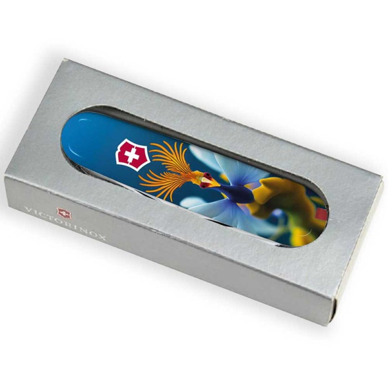Швейцарский складной нож 91мм Victorinox CAMPER DESIGN Фантастическая птичка 1.3613.3.R2100pk