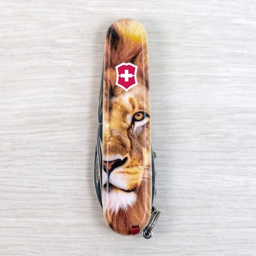 Складаний ніж Victorinox SPARTAN ANIMAL Лев 1.3603.7.F1010pw